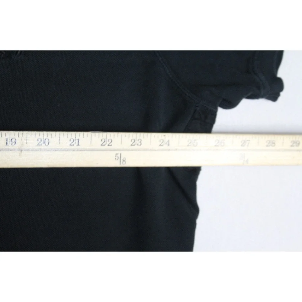 Polo Ralph Lauren Men Black Polo Shirt Big Pony Collared Size XXL